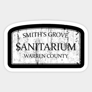 Smith's Grove Sanitarium Warren County Sticker